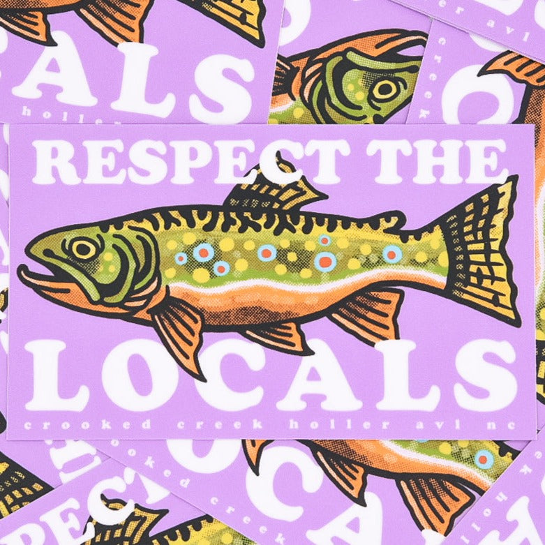 Respect the Locals Sticker Vol. II – Crooked Creek Holler