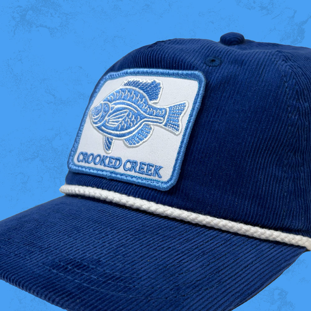 Bluegill Hat - Blue Corduroy