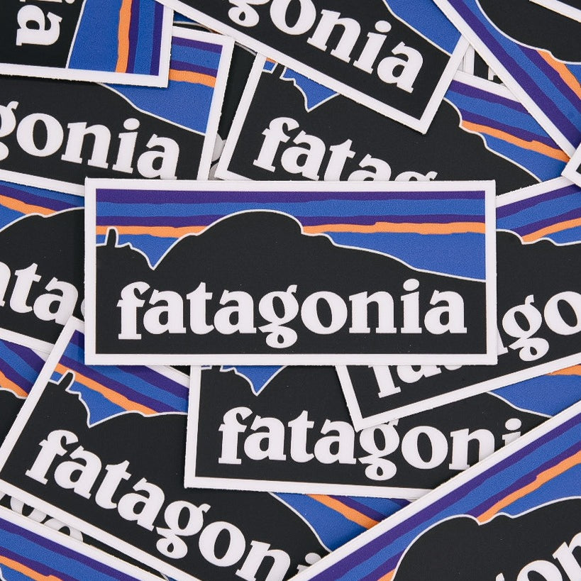 Fatagonia Sticker